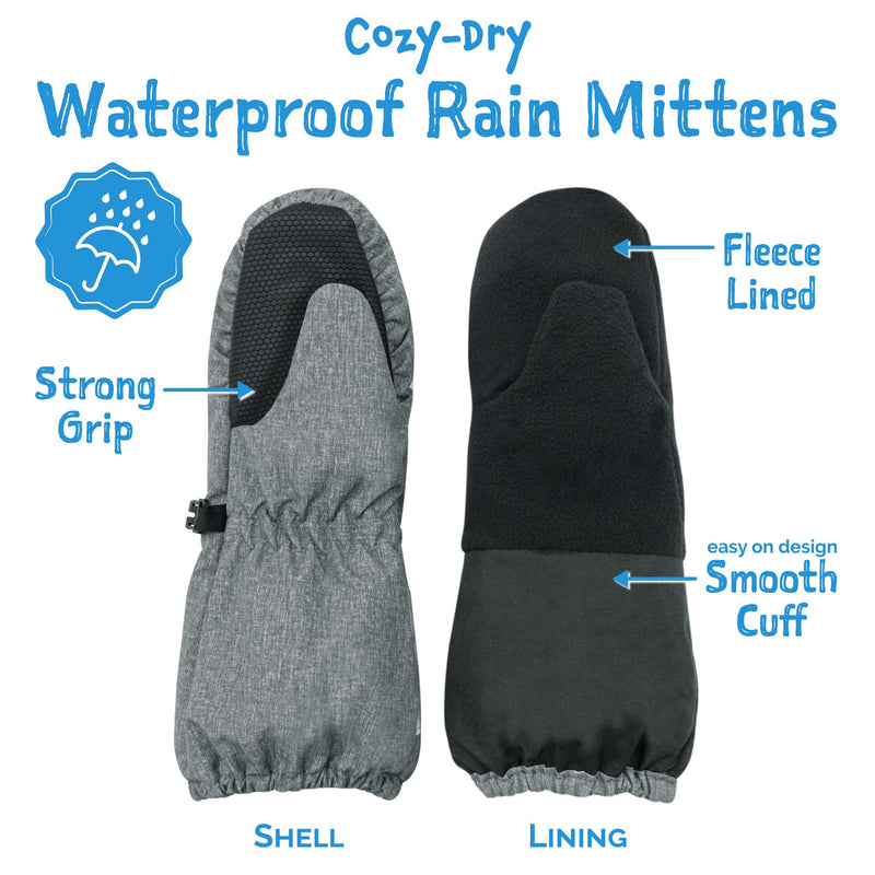 Jan & Jul Dusty Pink Cozy-Dry Waterproof Rain Mitten