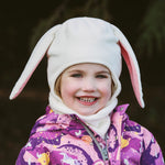 Jan & Jul Cream Bunny Fleece Animal Hat