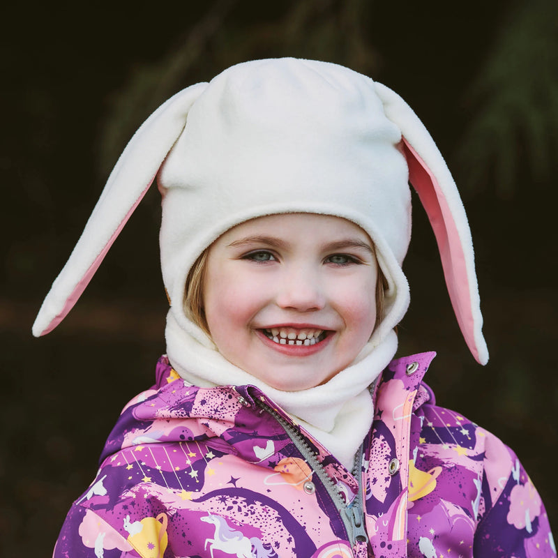 Jan & Jul Cream Bunny Fleece Animal Hat
