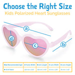 Jan & Jul Frosty Lavender Heart Polarized Sunglasses