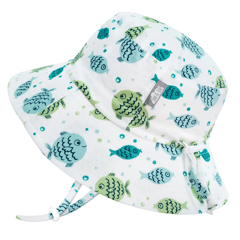 Jan & Jul Fish Friends Cotton Bucket Hat