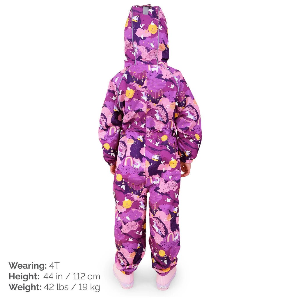 Jan & Jul Purple Dream Cozy-Dry Rain Suit