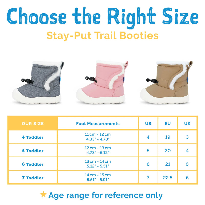 Jan & Jul Polar Pals Stay-Put Trail Booties