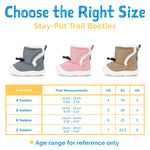 Jan & Jul Dusty Pink Stay-Put Trail Booties