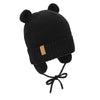 Jan & Jul Black Bear Knit Hat