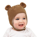 Jan & Jul Brown Bear Fleece Animal Hat
