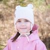 Jan & Jul Light Pink Bear Knit Hat