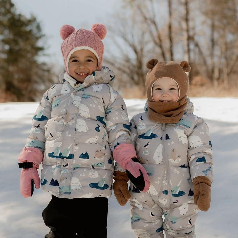 Jan & Jul Brown Bear Fleece Animal Hat