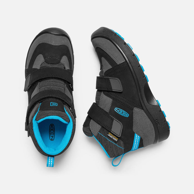 Keen Black/Blue Jewel Hikeport Mid Hiking Shoe