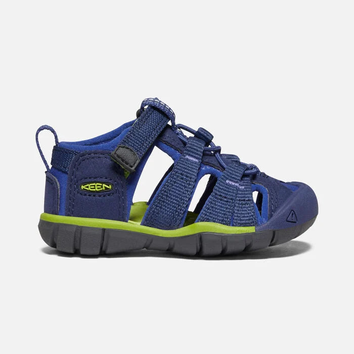 Keen True blue/Jasmine Green Seacamp II CNX Toddler Sandal