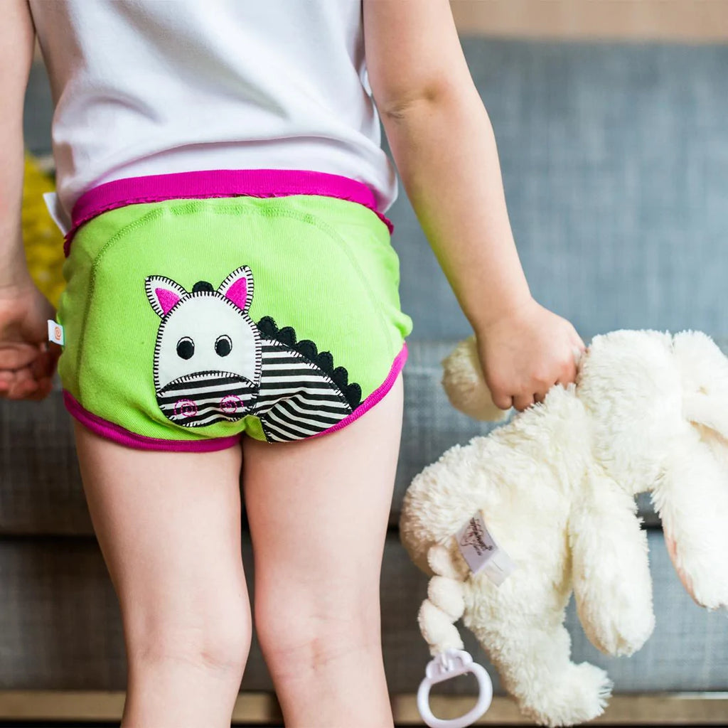 Zoocchini Girl's Safari Organic Potty Training Pants 3 Pack