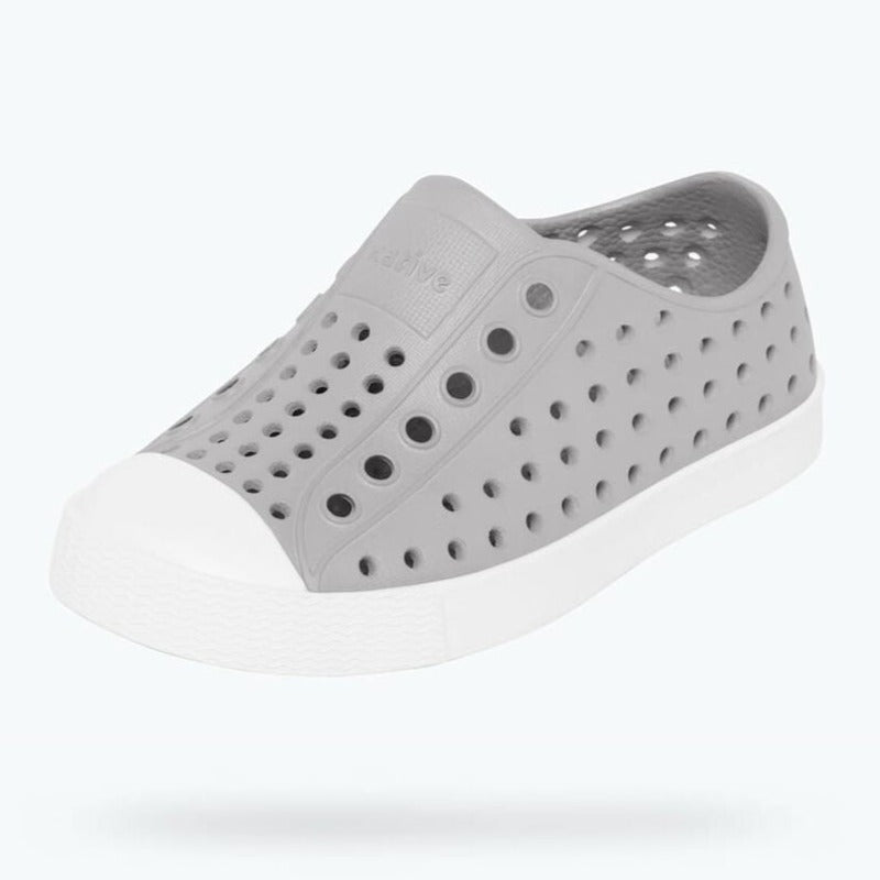 Native Shoes Pigeon Grey/Shell White Toddler Jefferson Shoe