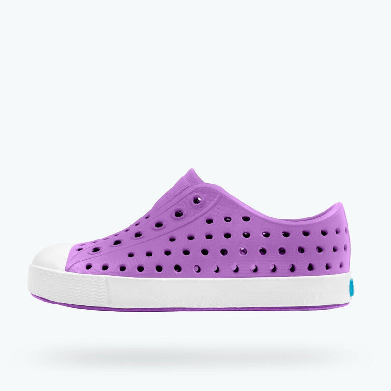 Native Shoes Starfish Purple/Shell White Toddler Jefferson Shoe