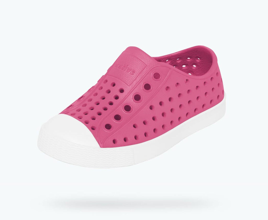 Native Shoes Hollywood Pink/Shell White Toddler/Children's Jefferson Shoe