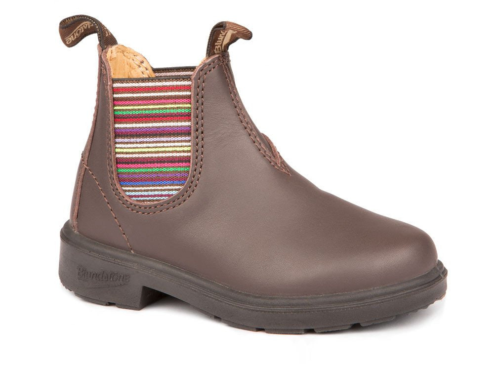 Blundstone Brown Striped Kids' Boot