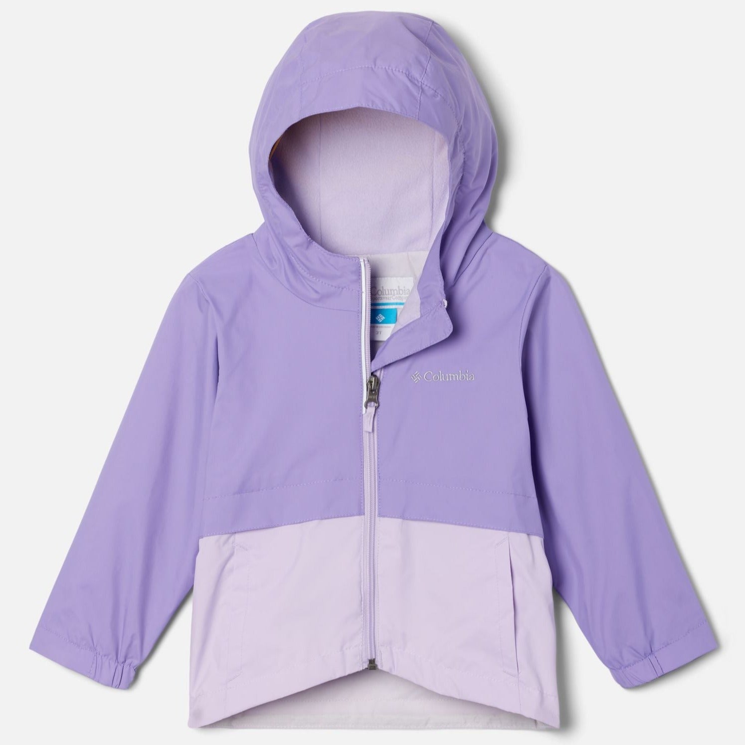 Columbia Paisley Purple/Morning Mist Rain-Zilla Toddler Jacket