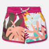 Columbia White in the Leaves Sandy Shores Toddler Board Shorts