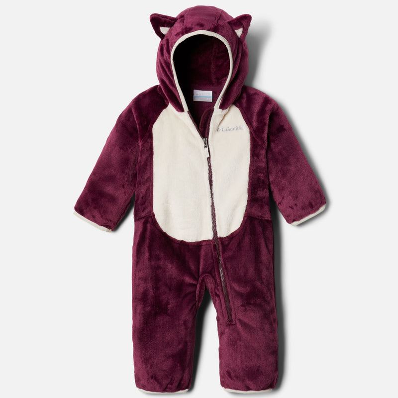 Columbia Marionberry/Chalk Foxy Baby Sherpa Bunting