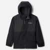 Columbia Black/Black Slub Rainy Trails Fleece Lined Jacket