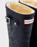 Hunter Navy Insulated Kids Rain Boot