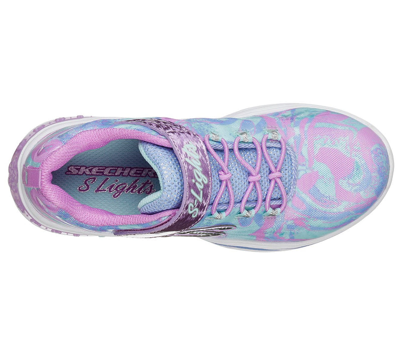 Skechers Lavender Multi Power Petals Flowerspark Toddler Sneaker