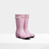 Hunter Foxglove Pink Original Kids Gloss Rain Boot