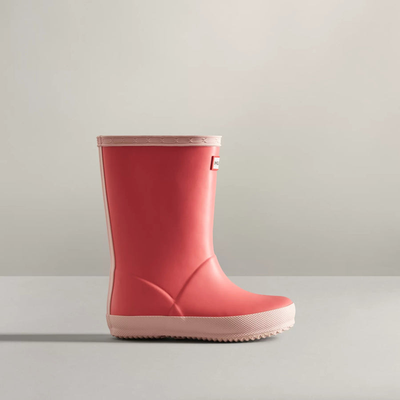 Hunter Polaris Pink/Salt Pink Kids First Classic Insulated Rain Boot