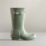 Hunter Sweet Gale Green Giant Glitter Rain Boot