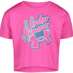 Under Armour Toddler Rebel Pink Gradient Knockout Logo S/S Tee