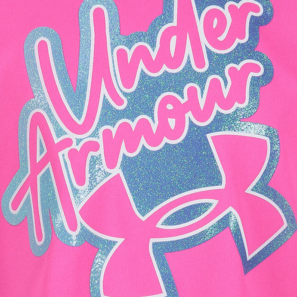 Under Armour Toddler Rebel Pink Gradient Knockout Logo S/S Tee