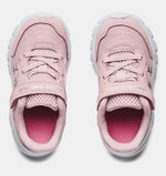 Under Armour Prime Pink/Flamingo/Metallic Silver Assert 9 Toddler Sneaker
