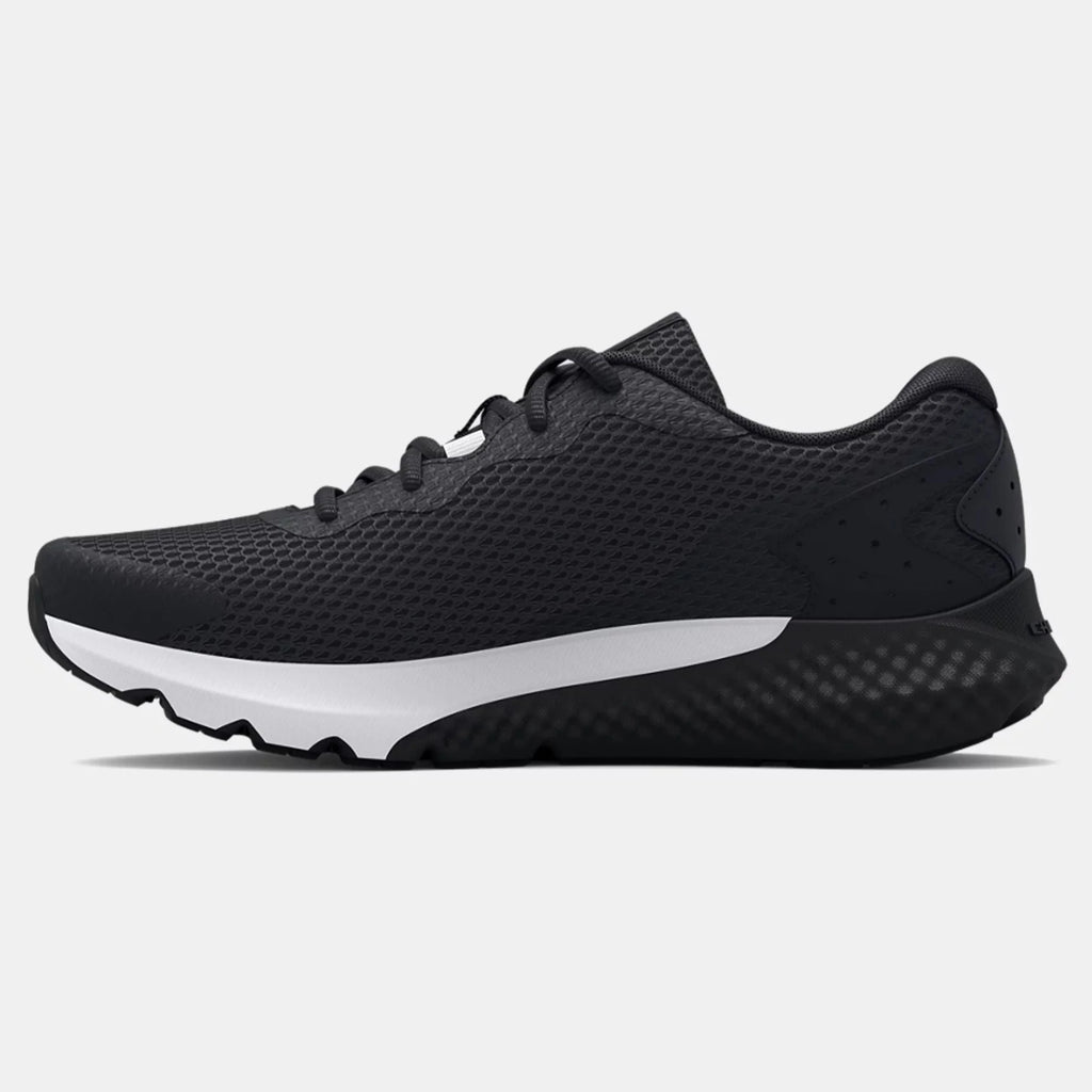 Under Armour Black/White Charged Rogue 3 Youth Sneaker
