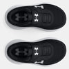 Under Armour Black/White Rogue 3 Toddler Sneaker