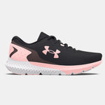 Under Armour Jet Grey/White/Beta Tint Charged Rogue 3 Youth Sneaker