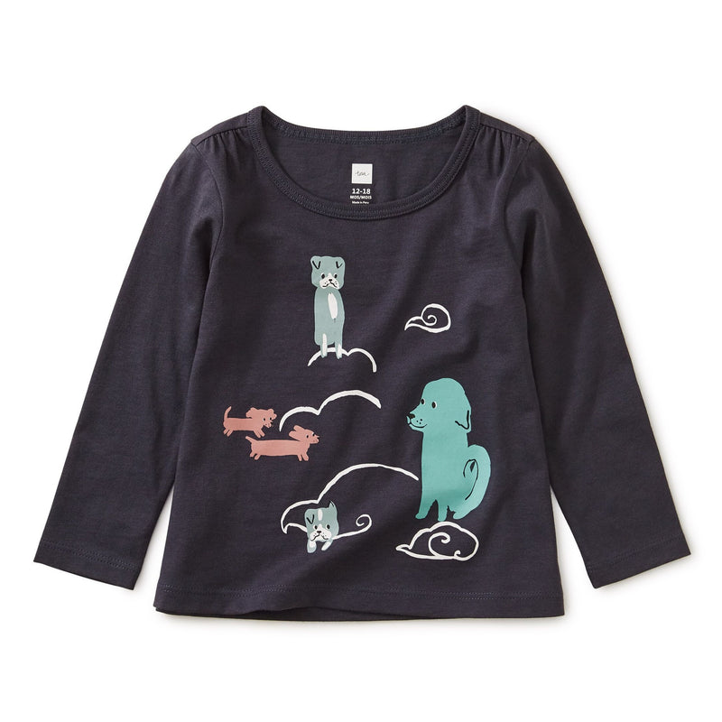 Tea Collection Animal Clouds Baby Tee