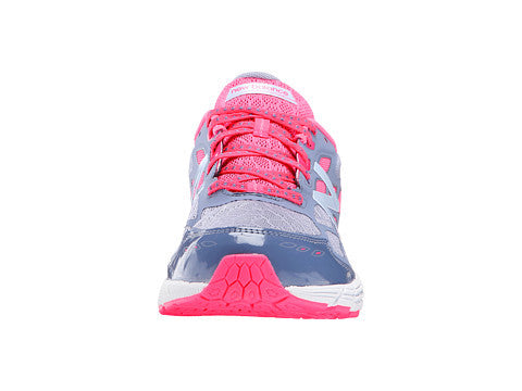 New Balance Grey/Pink KJ880v5 Youth Sneaker