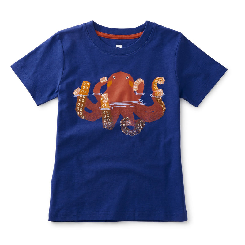 Tea Collection Floating Octopus Graphic Tee