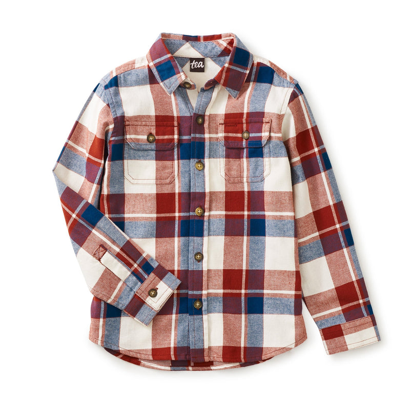 Tea Collection Tokyo Flannel Button-Up Shirt