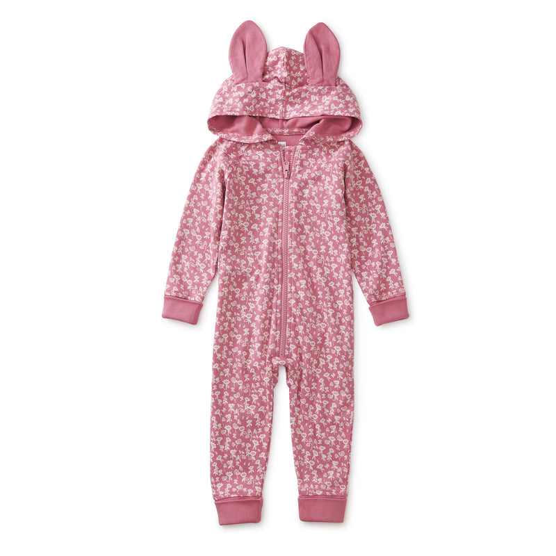 Tea Collection Bunny Ears Baby Hooded Romper