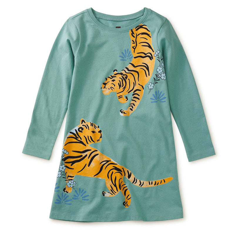 Tea Collection Two Tigers T-Shirt Dress