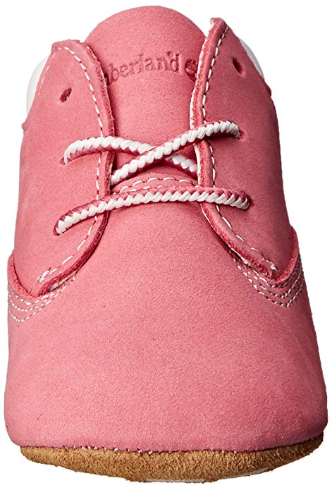 Timberland Pink Crib Booties with Hat