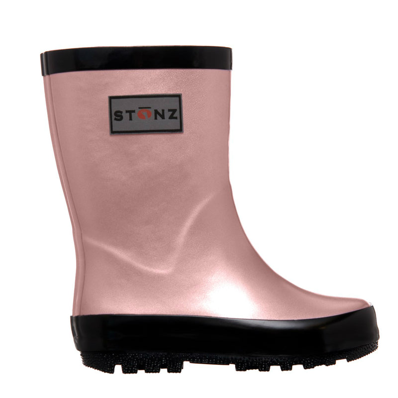 Stonz Metallic Haze Pink Rain Boot