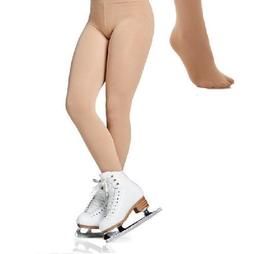 Mondor 2 Pair Pack Caramel Footed Skating Tights