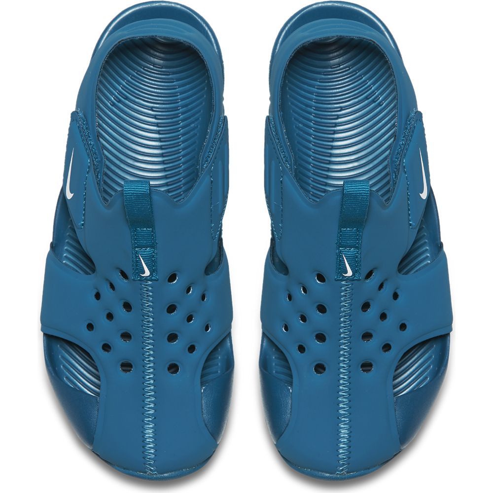 Nike Green Abyss/White Sunray Protect Children's Sandal