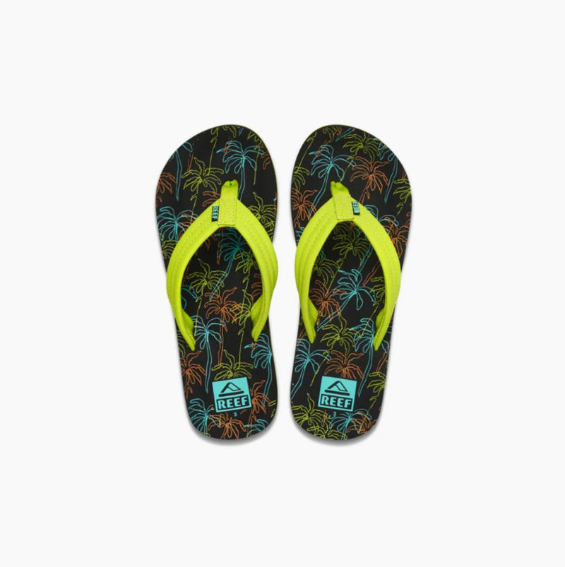 Reef Neon Palm Ahi Children's Sandal