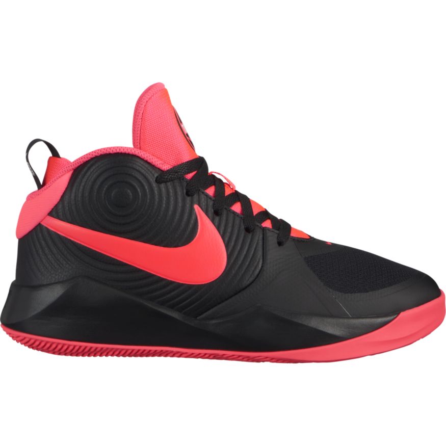 Nike Black Racer Pink White Team Hustle D 9 Youth Sneaker Twiggz