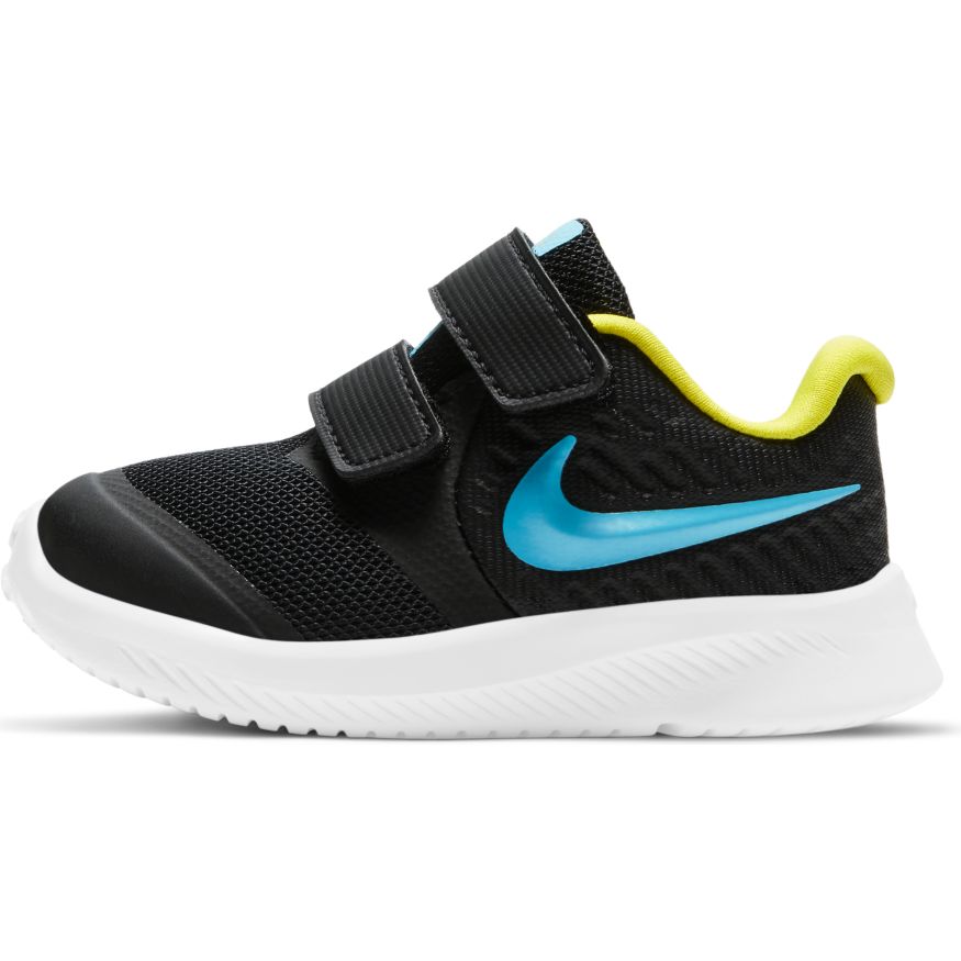 Nike Black/Chlorine Blue/High Voltage Star Runner 2 Toddler Sneaker