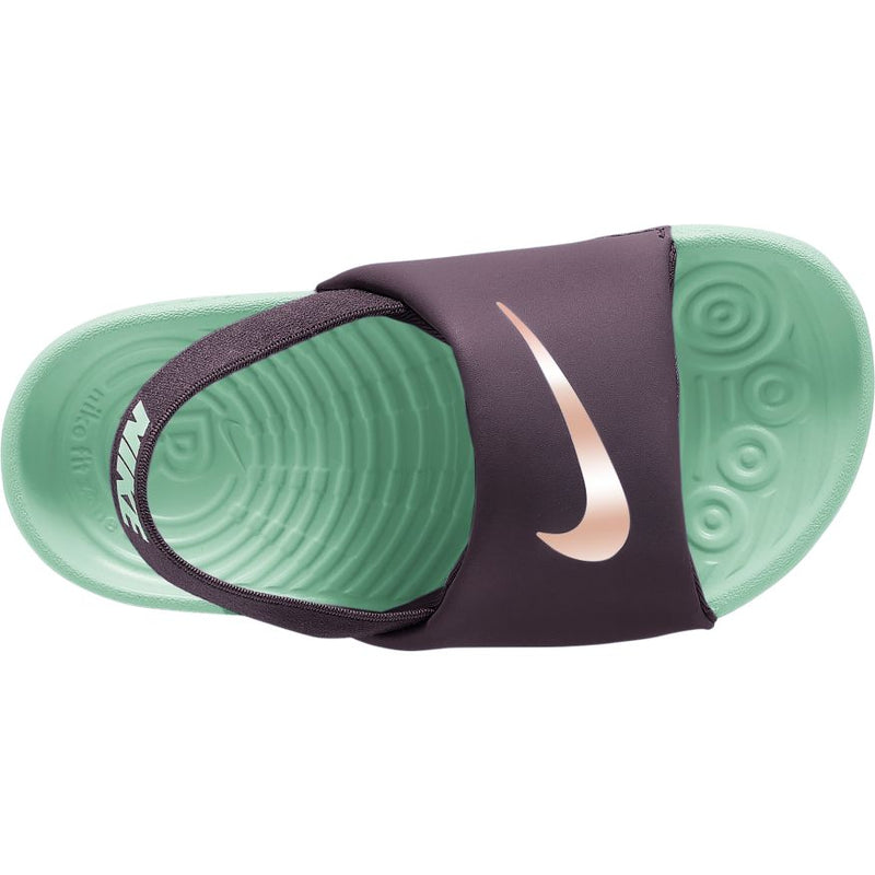Nike Off Noir/Red Bronze/Mint Foam Kawa Baby/Toddler Slide