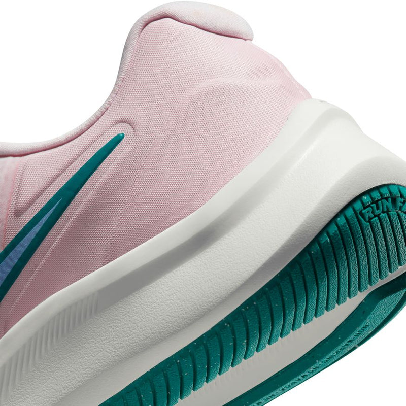 Nike White/Cobalt Bliss/Pearl Pink Star Runner 3 Youth Sneaker – Twiggz | 