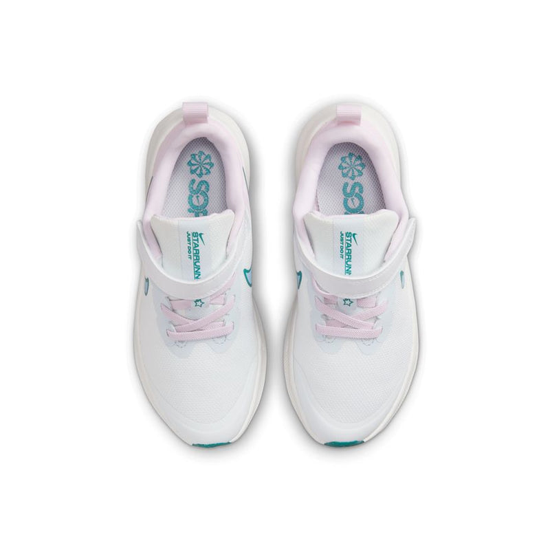 Nike White/Cobalt Bliss/Pearl Pink Star Runner 3 A/C Children's Sneaker
